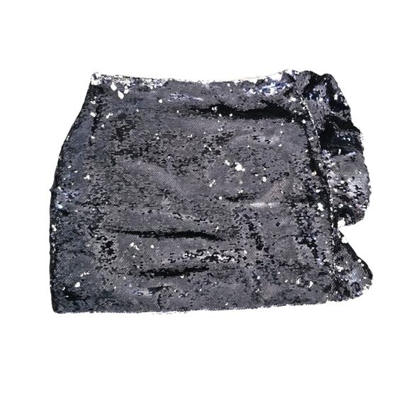 h:ours black sequin skirt - Picture 1 of 11